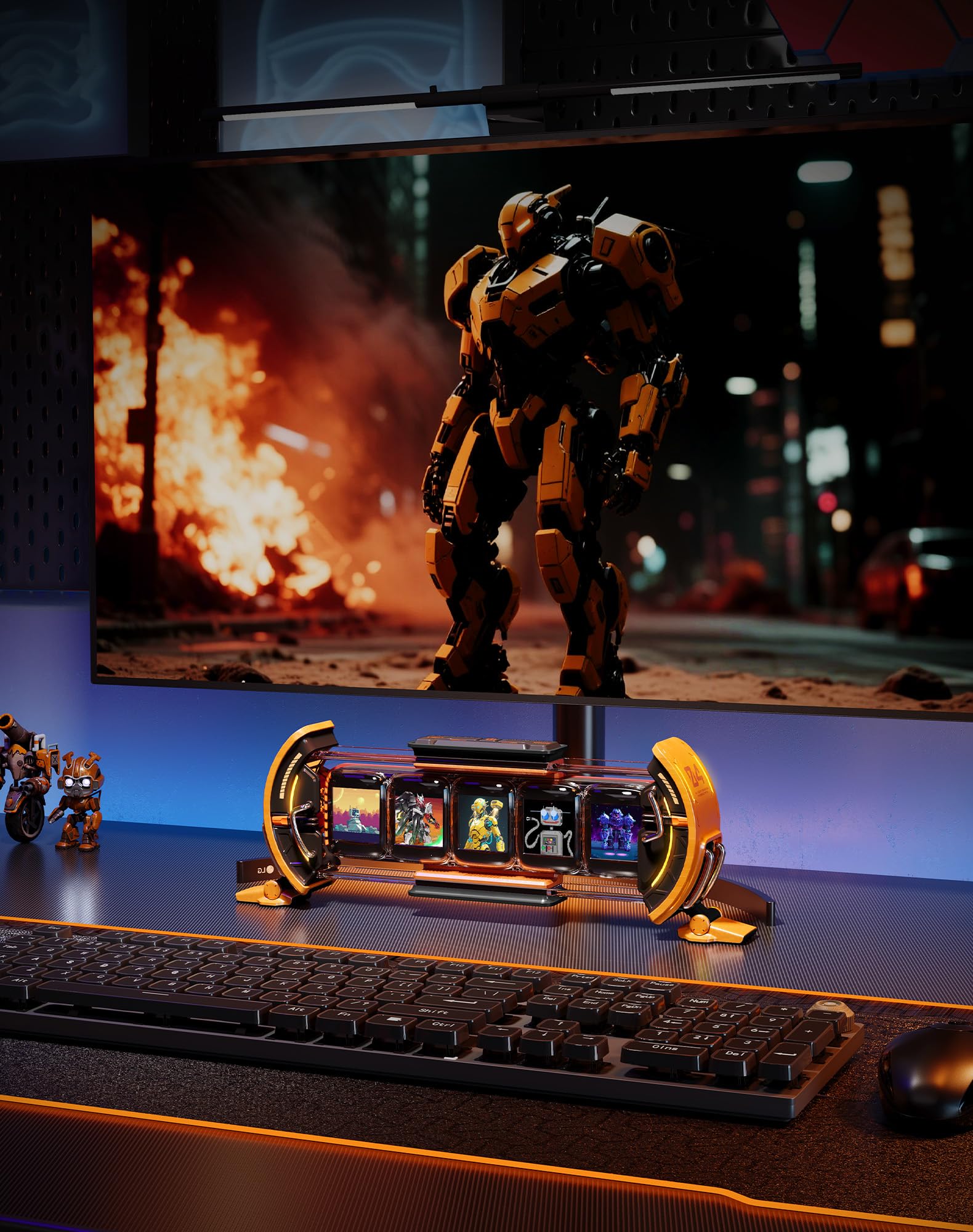 Amazon.com: Divoom Times Gate - Cyberpunk Gaming Setup Digital